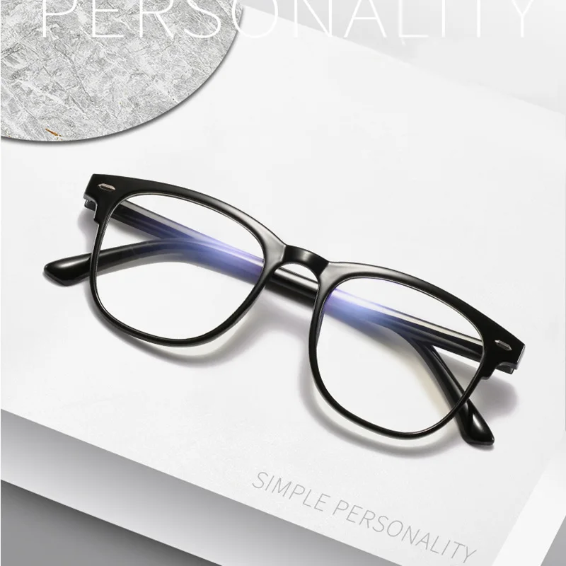 Повседневные прозрачные очки для женщин и мужчин винтажные с защитой от синего