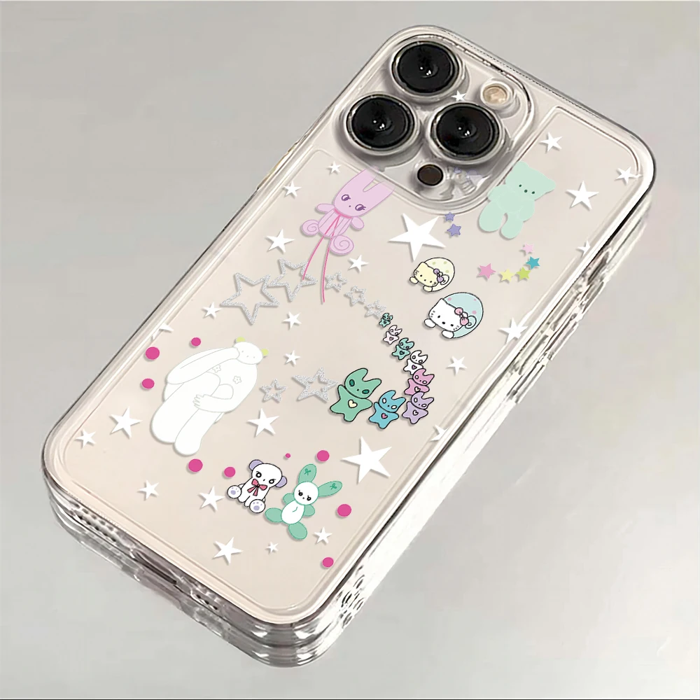 Корейский чехол для телефона с героями мультфильмов и звездами OPPO Realme C67 C65 C63 C55 C53