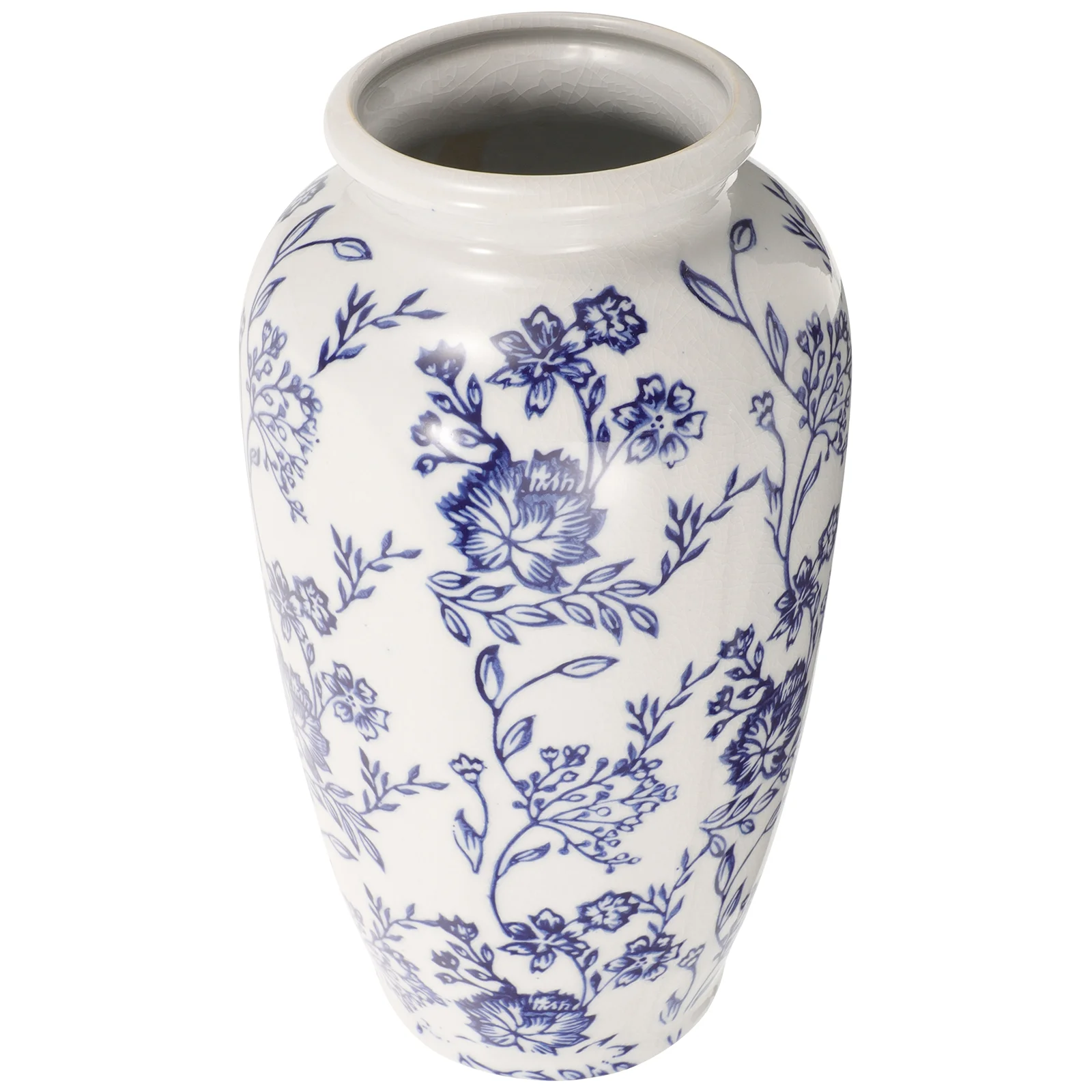 

Blue White Porcelain Vase Tabletop Container Flower Arrangement Home Decor Vases Designed Living Room Ceramic Medium Desktop