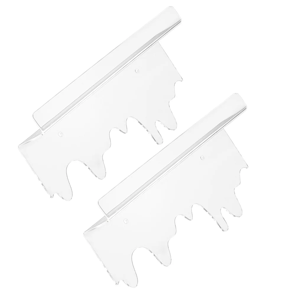 

Clear Acrylic Shower Shelves Rack Childrens Room Decor Wall For Bedroom