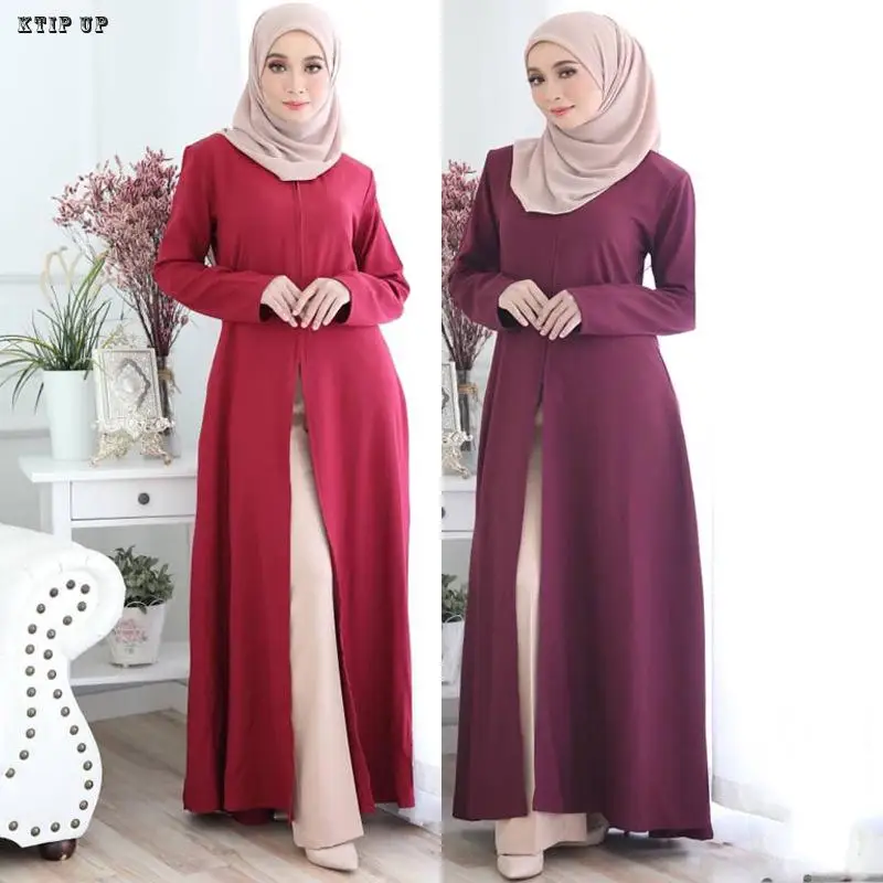 

Мусульманское платье с длинным рукавом, в турецком стиле