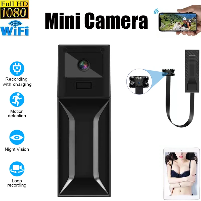 

Mini Micro Camera Espia Cams De Vigilancia Con WIFI Invisible Oculta DVR Action Night Vision Smart Home Espion Video Recorder