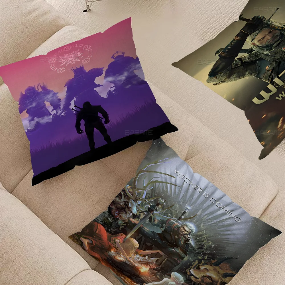 Hot-The-W-Witcher-Game персонализированная картина текст домашние декоративные подушки