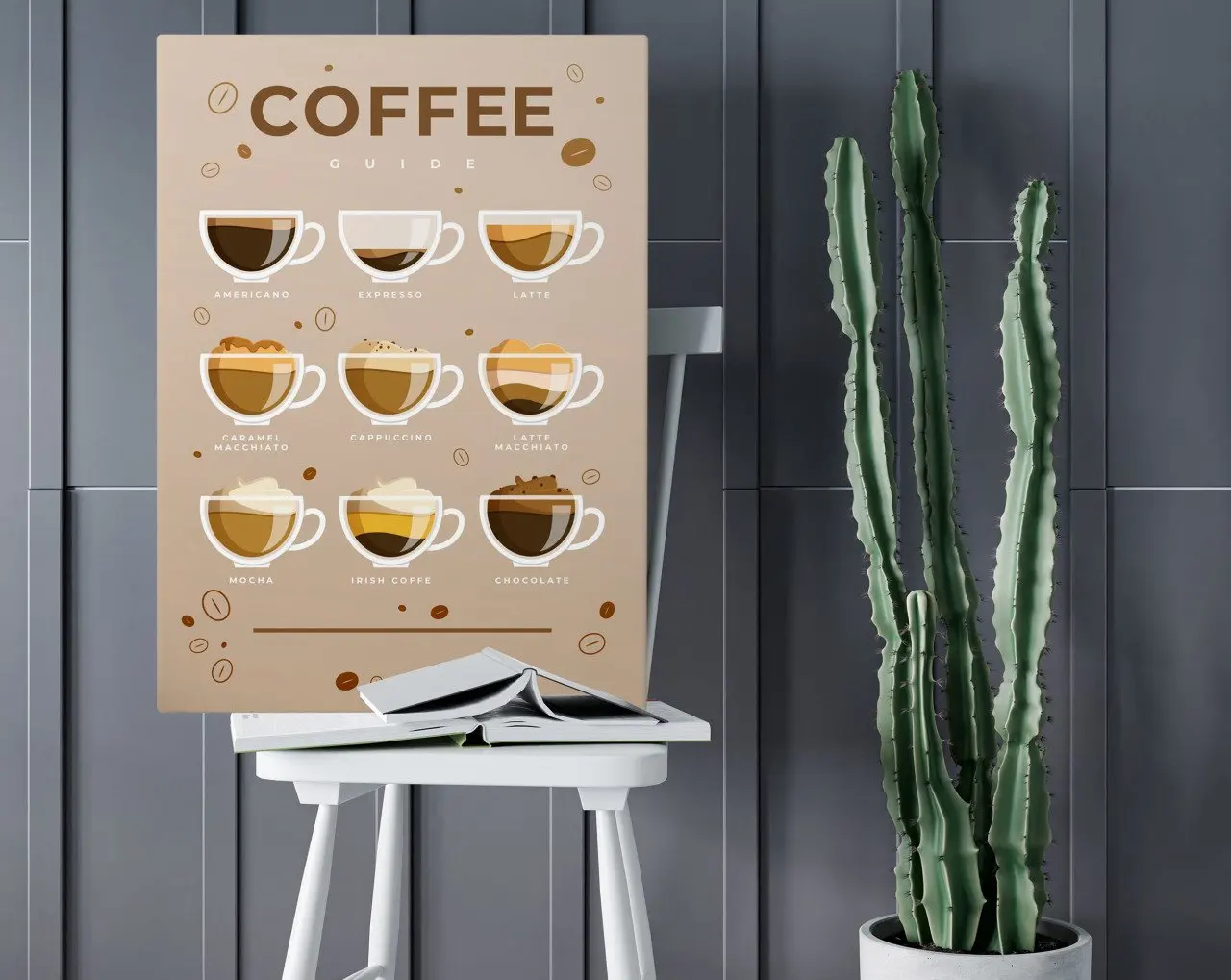 

BK Home Coffee Design Canvas Table 50x70cm-13 Modern Useful High Quality Reliable Decoration Gift Design Simple Vicinity