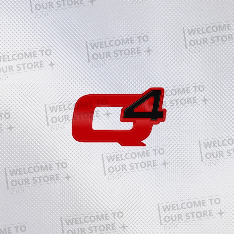 

Автомобильная наклейка Q2 Q4 3D металлический логотип, наклейка на задний багажник, эмблема для Alfa Romeo Brennero Giulietta Giulia Stelvio Brera, аксессуары