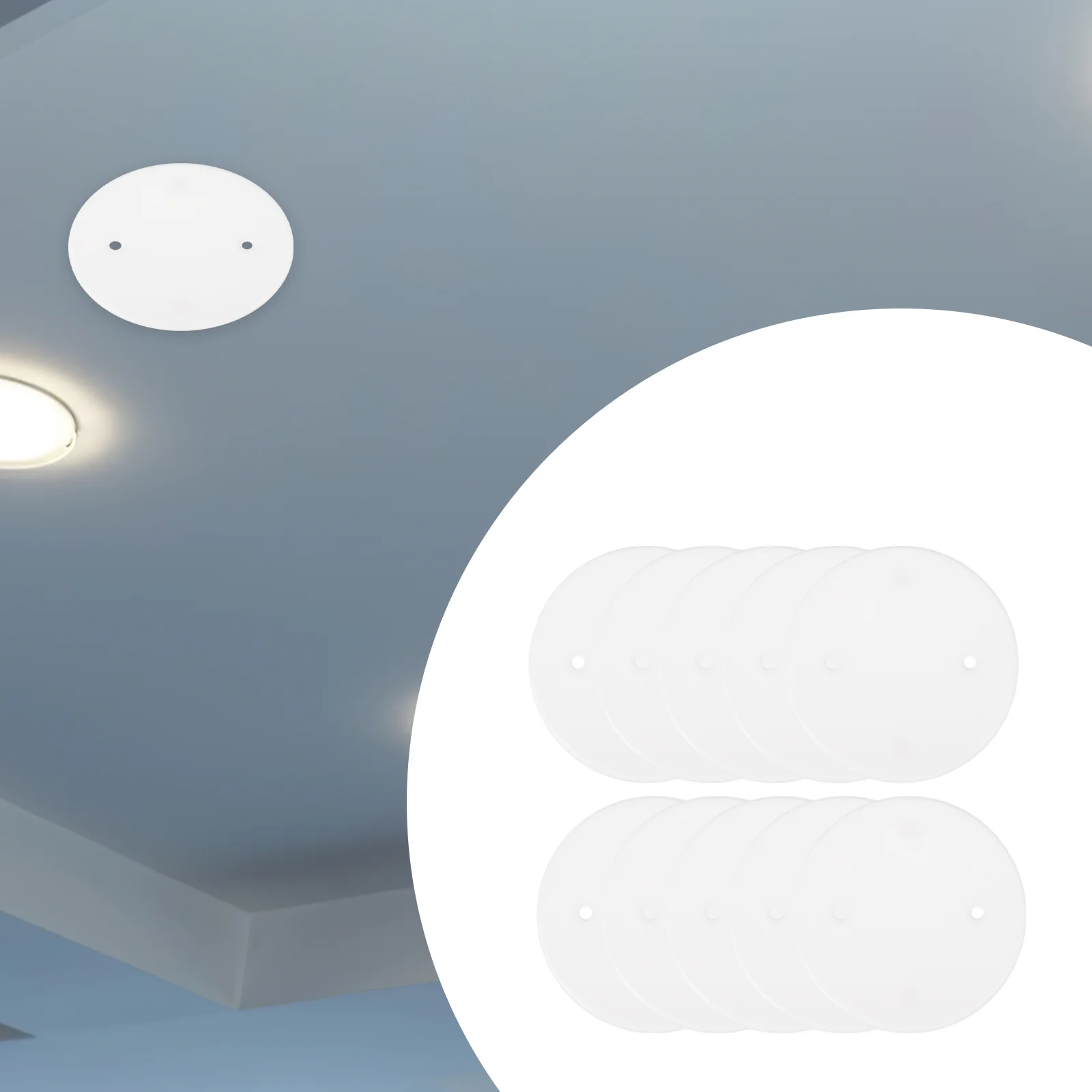 30 шт. проволочная круглая крышка коробки для потолочного вентилятора панель