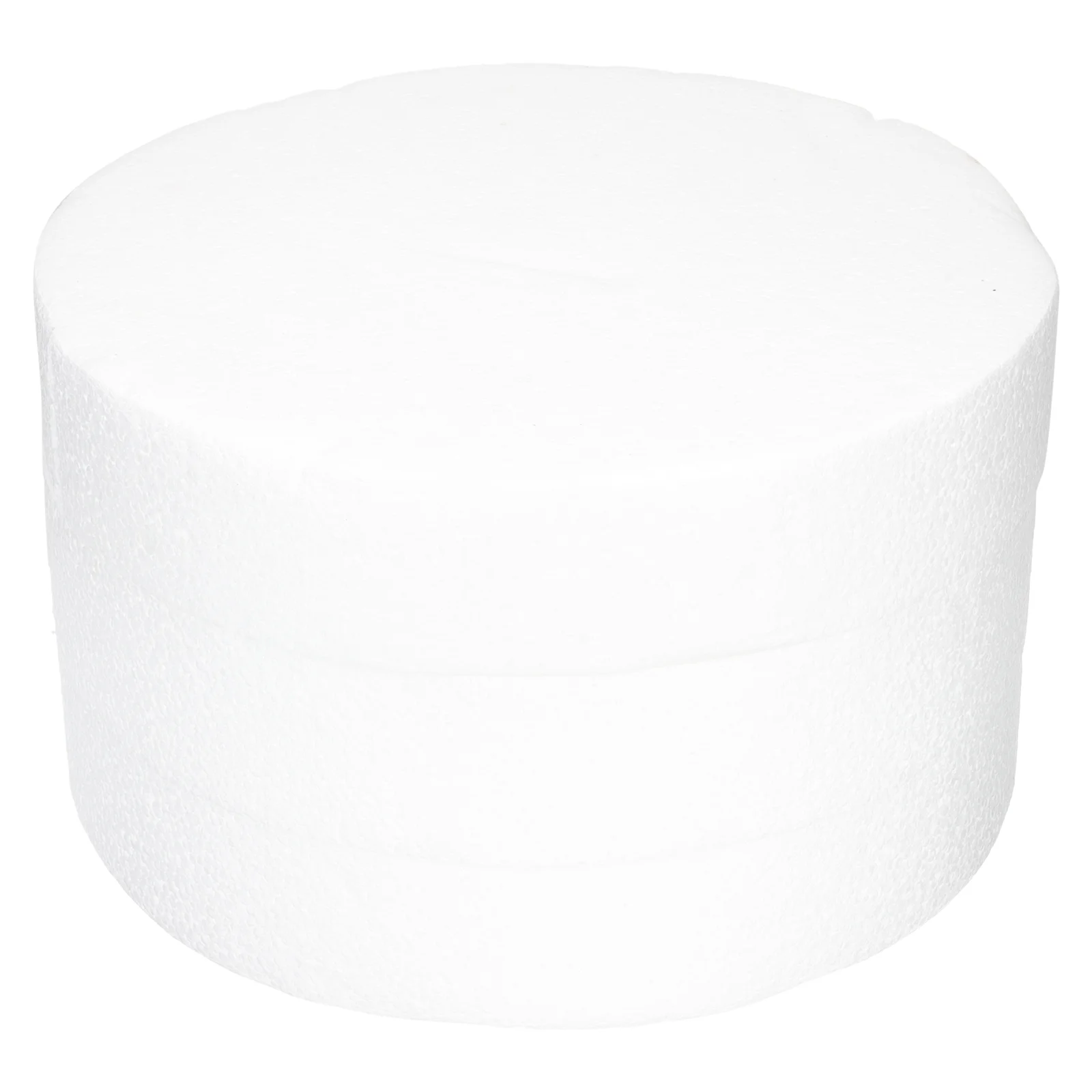 

3Pcs Craft Foam Blocks Round Foam Cake Model Floral Foam Brick for Party Decoration