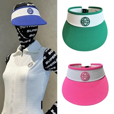 

23 Spring and summer new products Golf cap female empty top cap golf fashion automatic magnetic telescopic sunscreen hat