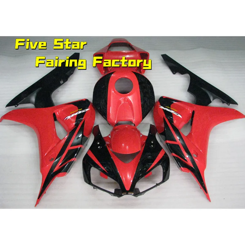 

Motorcycle Fairing Kit For Honda CBR 1000 RR 2006 2007 Bodywork CBR1000RR 06 07 Injection 1000RR CBR1000 Premium Red Black