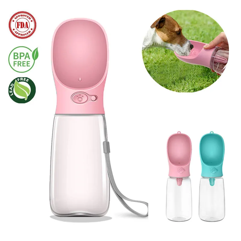 Dog Water Bottle Leak Proof Portable Water Dispenser Outdoor Travel Feeder Puppy Cat Drinking Bowl Pet Product Pet Environmental