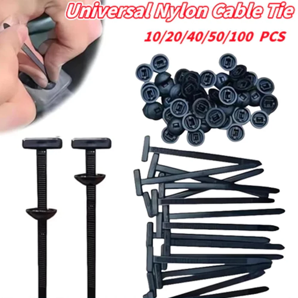 

Черные самоблокирующиеся нейлоновые кабельные стяжки