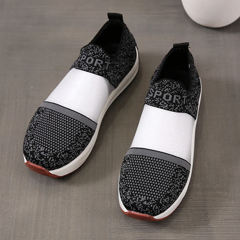 

2022 New Women Leisure Sneakers Flying Mesh Comfortable Fitness Shoes Running Fitness Shoes for Men Women Zapatos Para Hombres