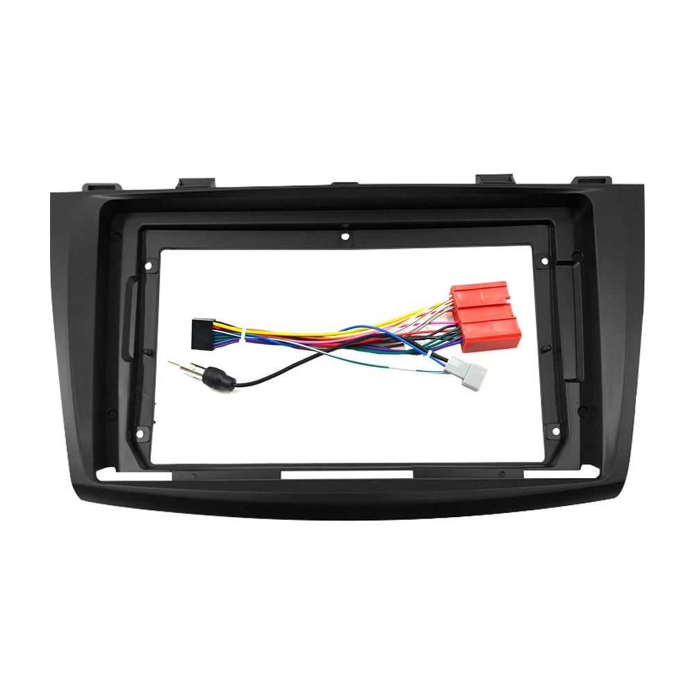 WQLSK 2 Din 9 дюймов Автомобильный радиоприемник установка DVD GPS Mp5 пластиковая панель