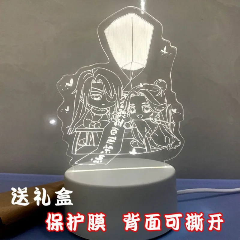 

BL Anime Tian Guan Ci Fu stand Led Hua Cheng Xie LianNight Light Bedroom Decor Light Xie Lian Hua Cheng Table Lamp s354