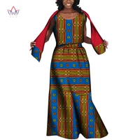 womens plus size clothes sleeveless elegant women formal skirt suit evening dashiki african wear ankle length long suit wy8170