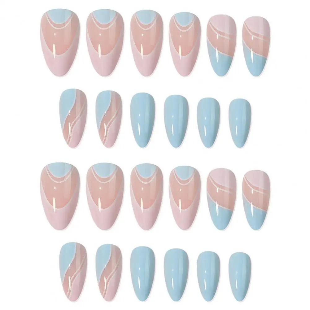 

1 Set Nail Patches Fashion Plastic Ultra-Thin for Nail Salon Manicure Tips Artificial Nails