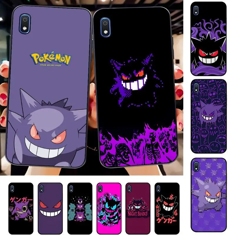 

MINISO Pokemon Gengar Phone Case for Samsung A51 01 50 71 21S 70 31 40 30 10 20 S E 11 91 A7 A8 2018