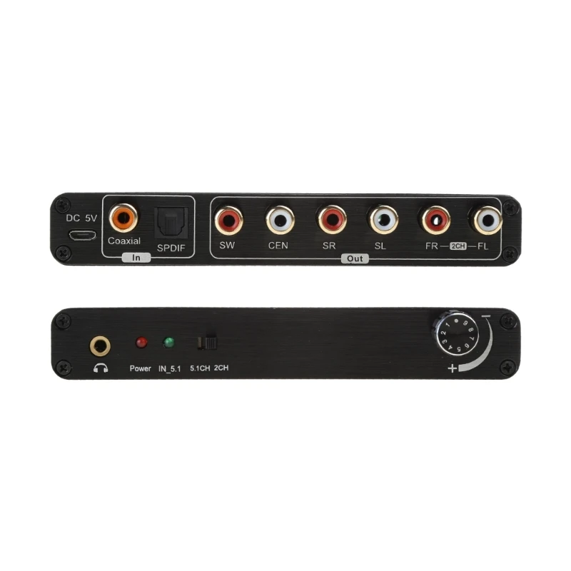 Цифровой аудиоконвертер 5.1CH DTS/AC3 для Dolby-аудио декодера SPDIF вход на 5.1 6CH RCA/3 5 мм