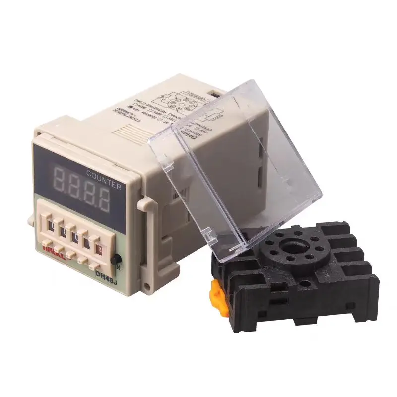 DH48S-2Z DH48S 0 01 s-99H99M Digitale Programmierbare Zeit Timer Relais Schalter Auf Verzögerung SPDT 2 Gruppen Kontakte AC36V 1