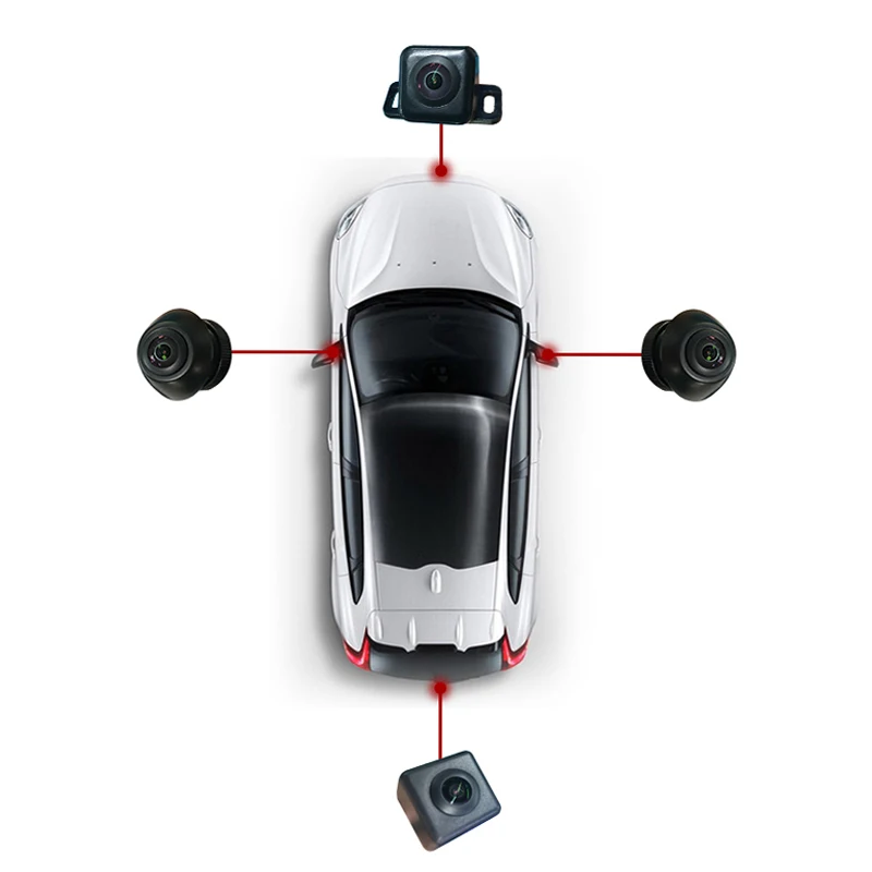

New 1080p 3d Avm Bird View Recording Device Night Vision Module Parking System Panoramic 360 Car Camera
