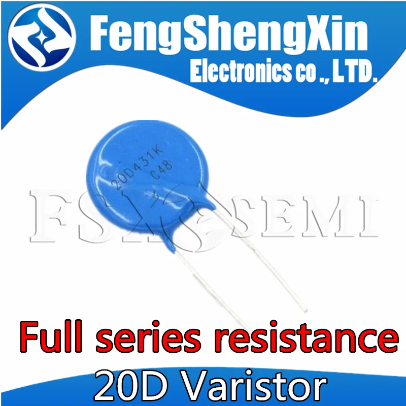 

10pcs 20mm Varistor 20D511K 20D560K 20D561K 20D621K 20D680K 20D681K 20D751K 20D820K 20D821K 20D911K