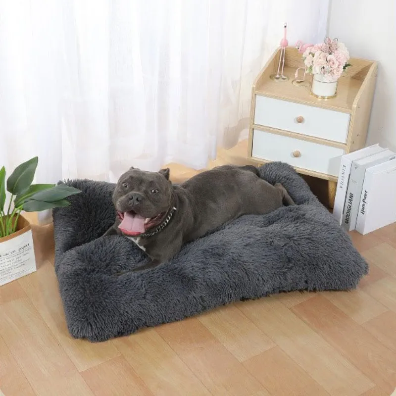 Теплый толстый коврик для домашних животных собачья будка гнездо кошек