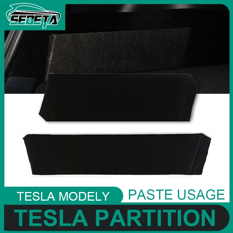 

Hot Sell Car Accessories Original Design Rear Trunk Organizer For Tesla Y Clapboard Driver and Passenger Side Under the Seat