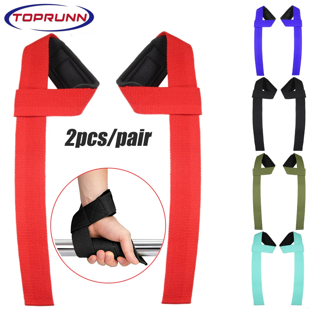 

1Pair Fitness Lifting Wrist Strap Brace for Weightlifting Crossfit Bodybuilding Support Kettlebell Dumbbell Strength Workout