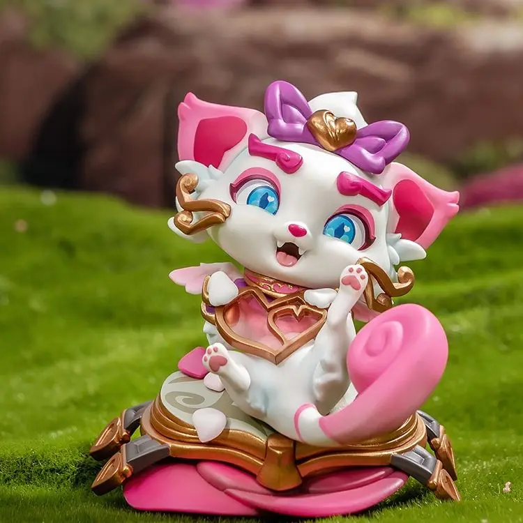 

League of Legends LOL Valentine's Day Limited Edition Heart-Seeking Cat Yuumi Set Limited Figure Figure Peripheral Ornaments