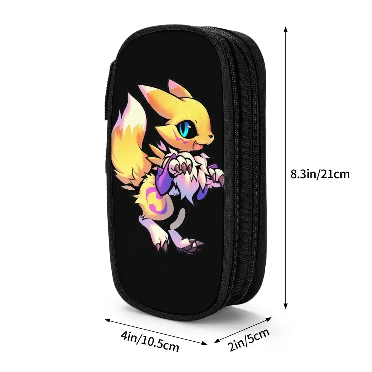 Renard Pencil чехол Digimon коробка для ручек и карандашей Kids большой пенал хранения