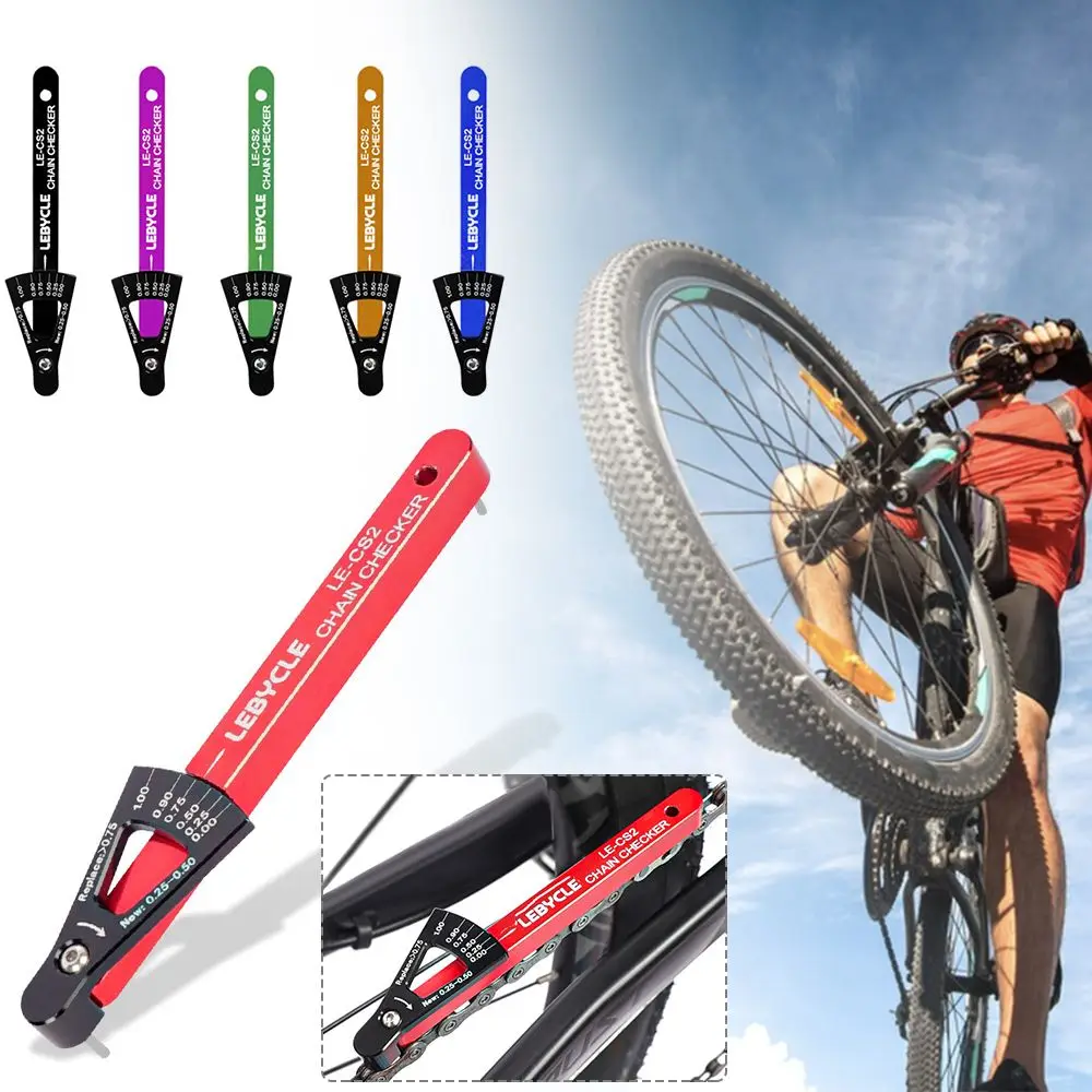 

MTB Road Bike Chains Gauge Measurement Chain Wear Indicator Chain Checker Kits Bicycle Tool Bike Chain Gauge
