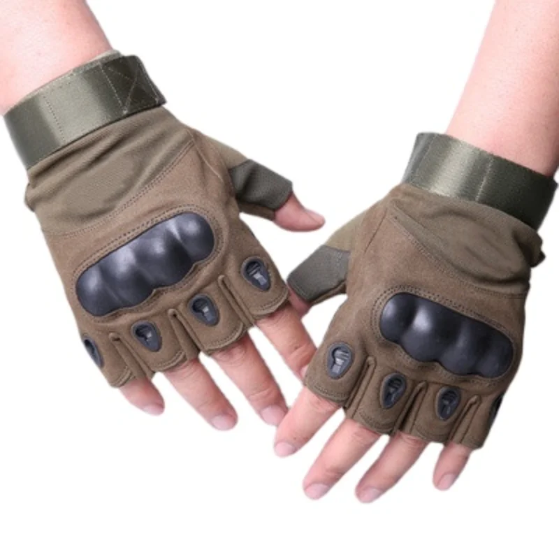 

MOTO POC Half Finger Men's Gloves Outdoor Military Tactical Gloves Sports Shooting Hunting Airsoft Motorcycle Cycling Gloves