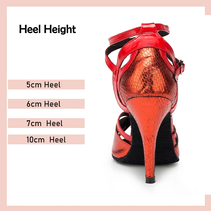 DKZSYIM Dance Shoes Women Latin Shoes For Girls Ladies Woman Latin Dance Shoes Red Blue Silver Gold Closed Toe Ballroom Shoes