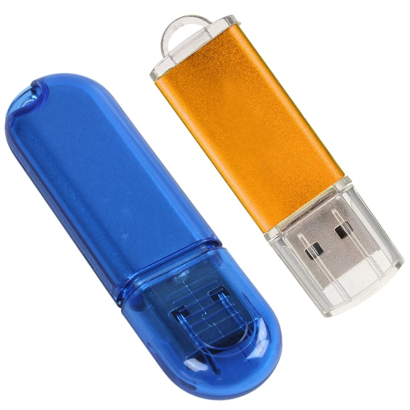 

2 Pcs USB 2.0 Flash Memory Stick Pen Drive Storage Thumb For Data Storage, 128MB & 512MB