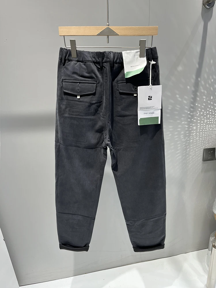 Осенне-зимняя медная амиачная проволока! Мужские повседневные брюки Прямые