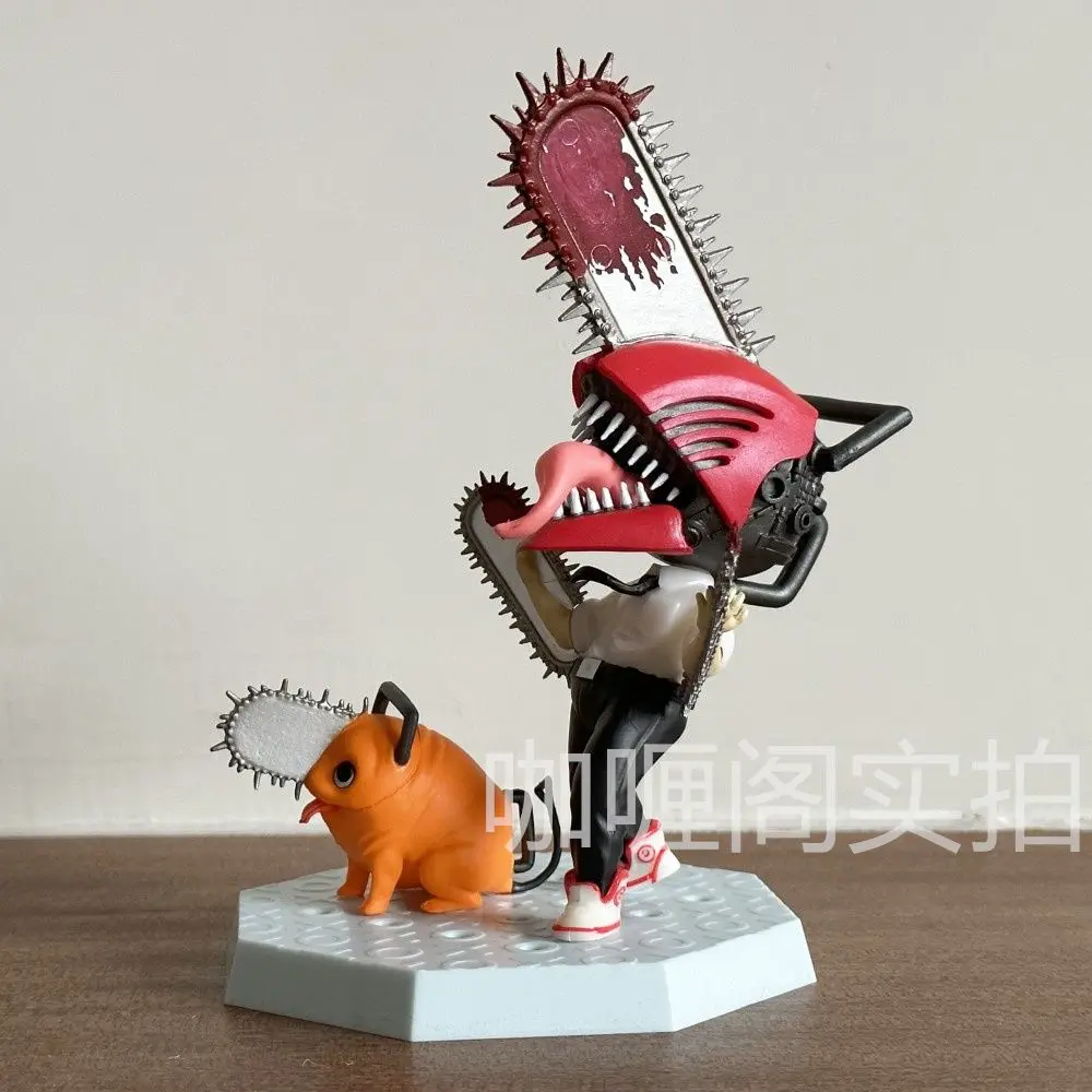 

Q версия аниме бензопила человек похита фигурка Denji модель подвижная экшн-фигурка кавайные игрушки искусственная модель кукла подарок