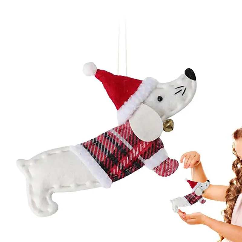 Dachshund Christmas Tree Decor Cute Dog Decoration Pendant Decor Festival Supply Ornament For New Year Christmas Valentines Day