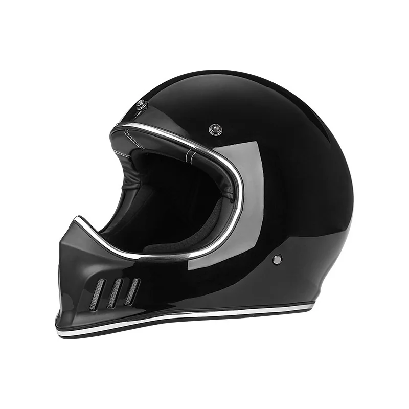 Suitable for vintage helmets, full helmets, electric motorcycles, Harley cruising locomotives, full covering helmets enlarge