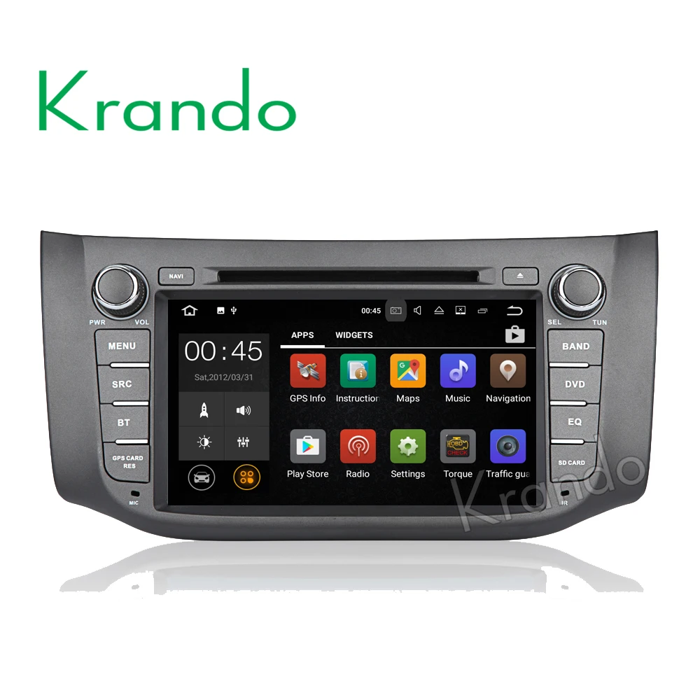 

Krando 8" car dvd player Android 9.0 for Nissan Sylphy Sentra 2012+ multimedia gps navigation system OBD2 KD-NS812