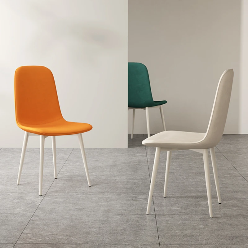 

Nordic Cream Style Dining Chairs Minimalist Household Creative Design Dining Chairs Modern Relaxing Sillas Home Furniture WZ50DC