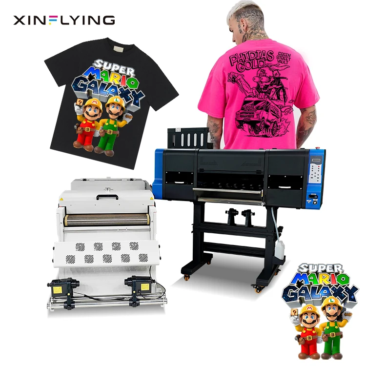 Высококачественный принтер xinflation 60 см a1 dtf пленка для футболки набор печати i3200