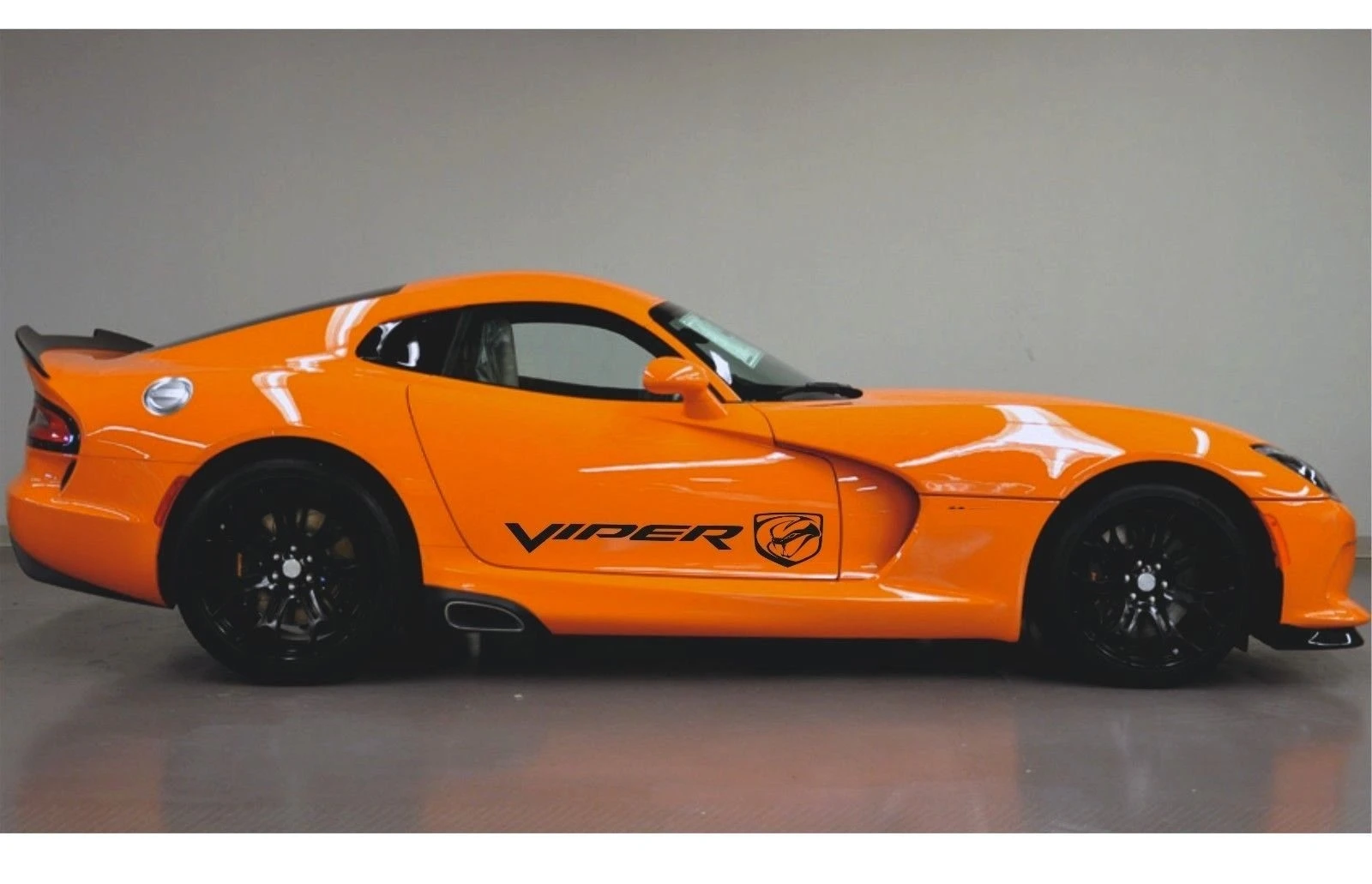 

For 2pcs for both side DODGE VIPER body decals quality graphics vinyl stripes racing stickers logo