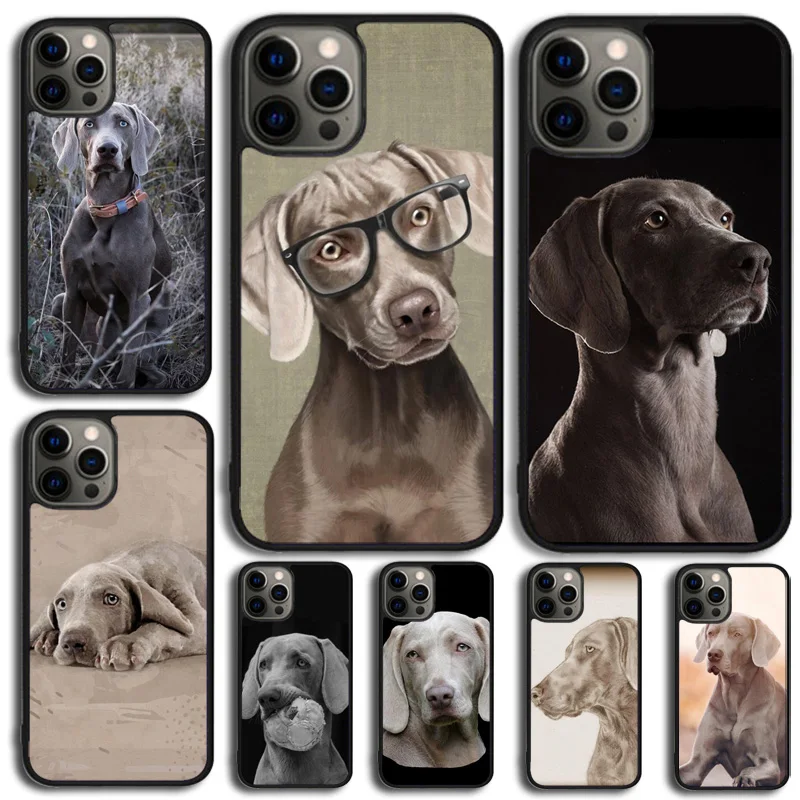 Чехол weimранer Dog Для iPhone 14 15 16 13 12 Mini Max чехол для Apple 11 Pro 6 8 7 Plus SE2020 Coque