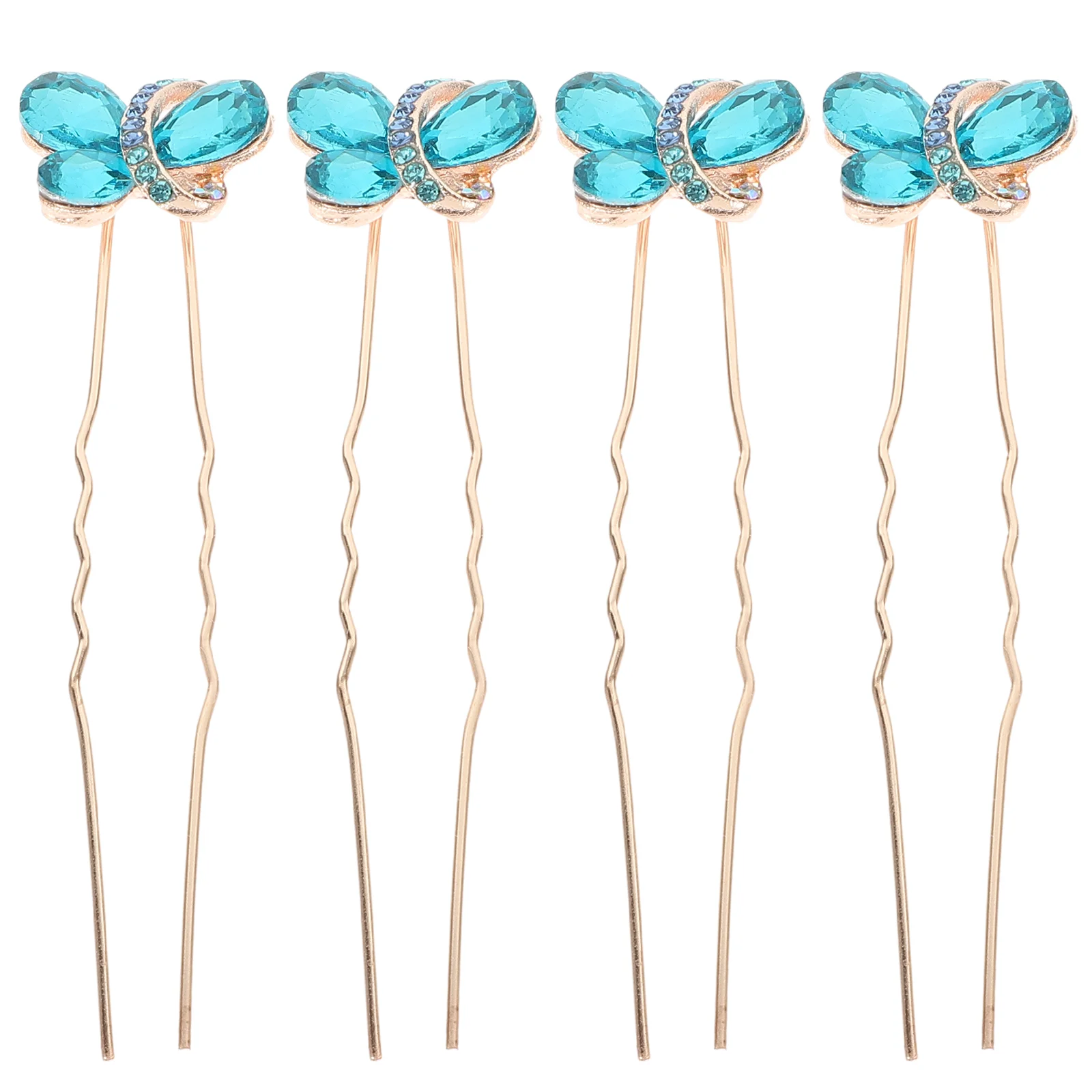 

Украшения для волос, 4 шт., Женские Ювелирные изделия, весенние аксессуары для подружек невесты, свадебные зажимы, шпильки из сплава, розовые