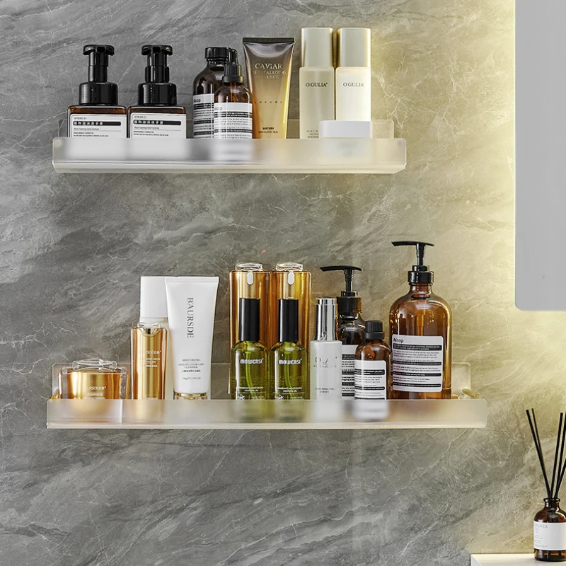 

Bathroom Shelves Bathroom Accessories Wall-mounted Shelf Shelves Bathroom Organizer hanging rack floating shelf white