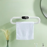 bathroom accessories smart towel rack wall mounted bathroom electric towel dryer rack