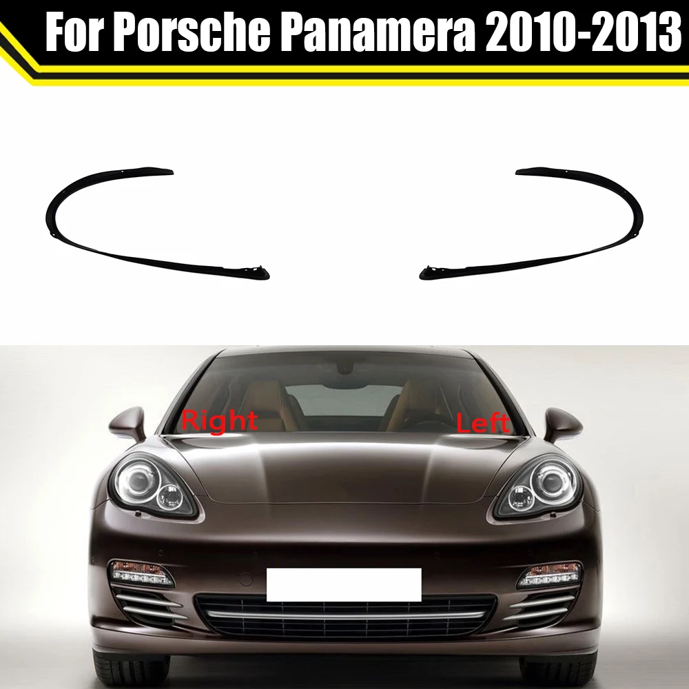 Headlamp Decorative Strip Car Lights Waterproof Pad Front Headlight Rubber Sealing Strip Trim For Porsche Panamera 2010-2013