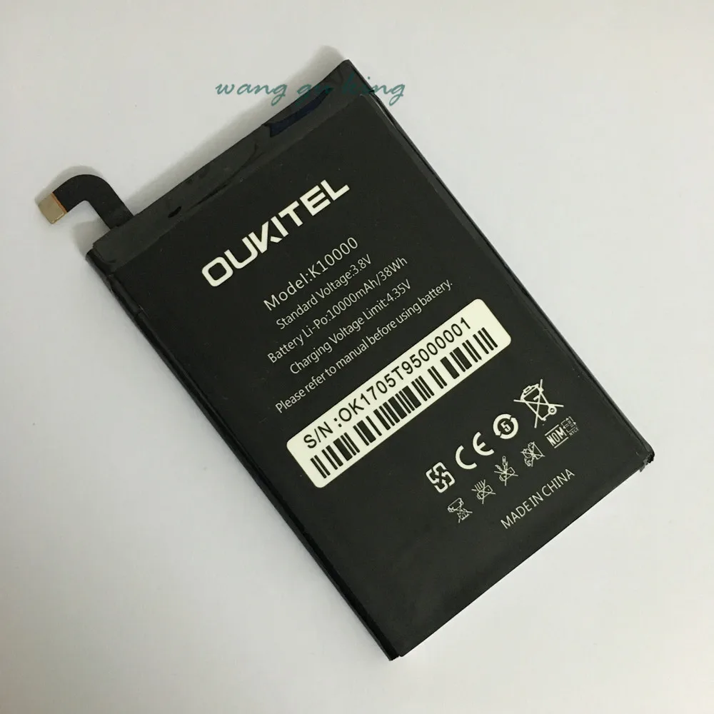 Аккумулятор двухслойный Oukitel K10000 100% оригинальный аккумулятор большой емкости 10000