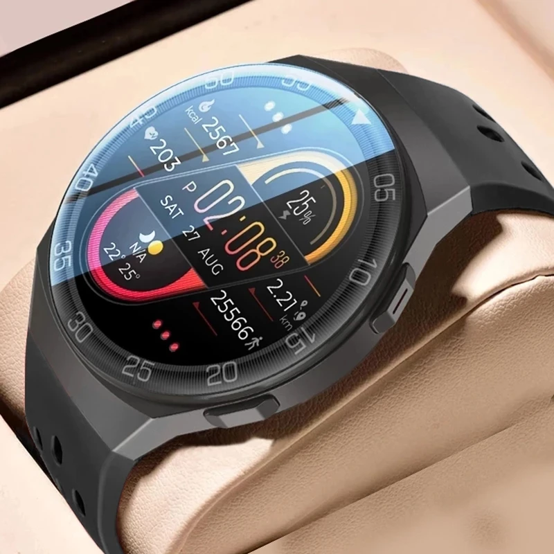 

Smart Watch Mens 1.28 Inch Full Fit HD Smart Watches Women Heart Rate Sports IP68 Waterproof Multifunctional Smartwatch Men +Box