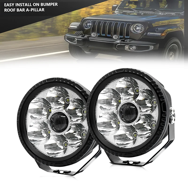 2x5 дюймов 60 Вт 12 В 24 6000 К водонепроницаемые ксеноновые ночные барные фонари